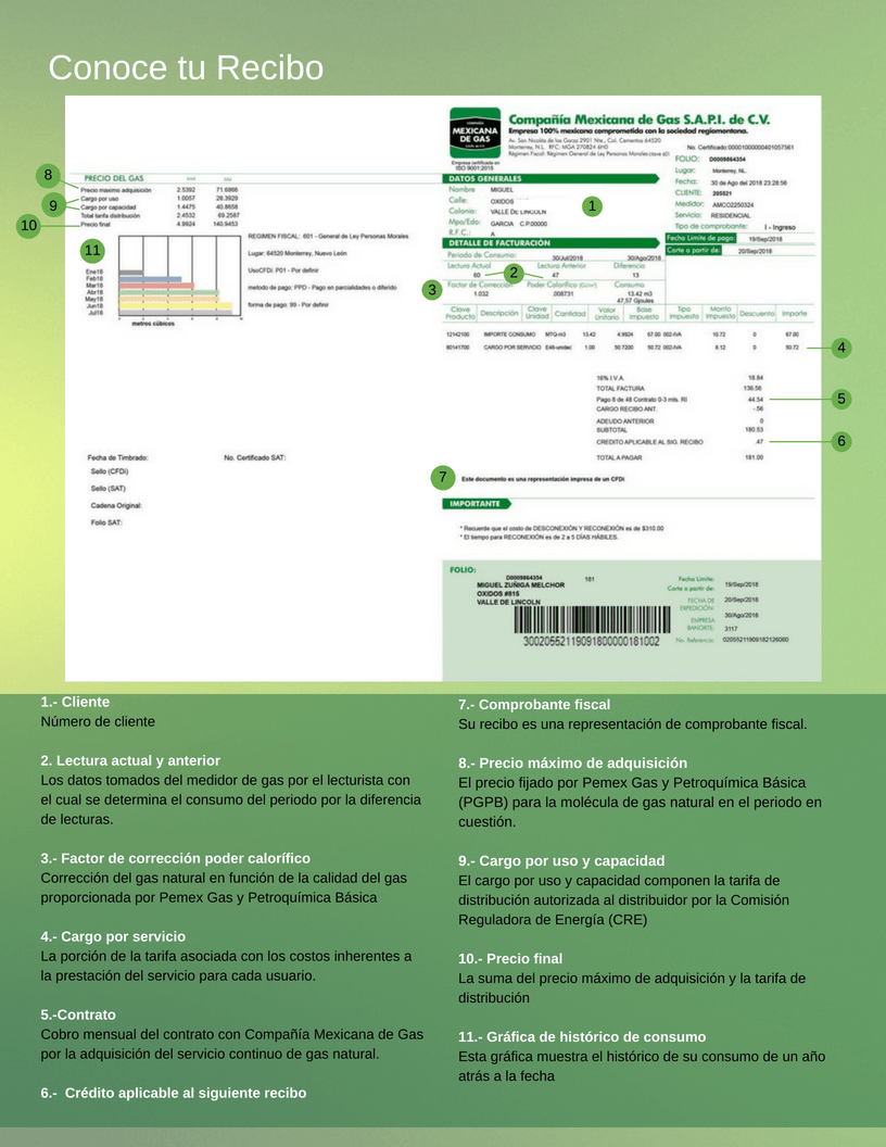 recibo mexicana de gas 