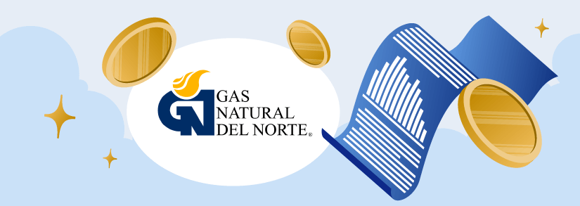Pagar factura de gas natural del norte