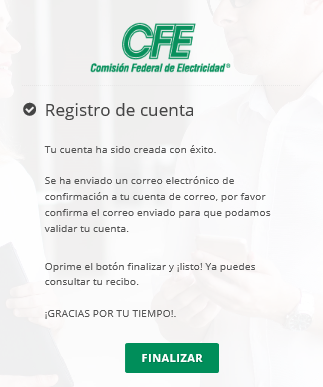 Registro CFE Registro CFE